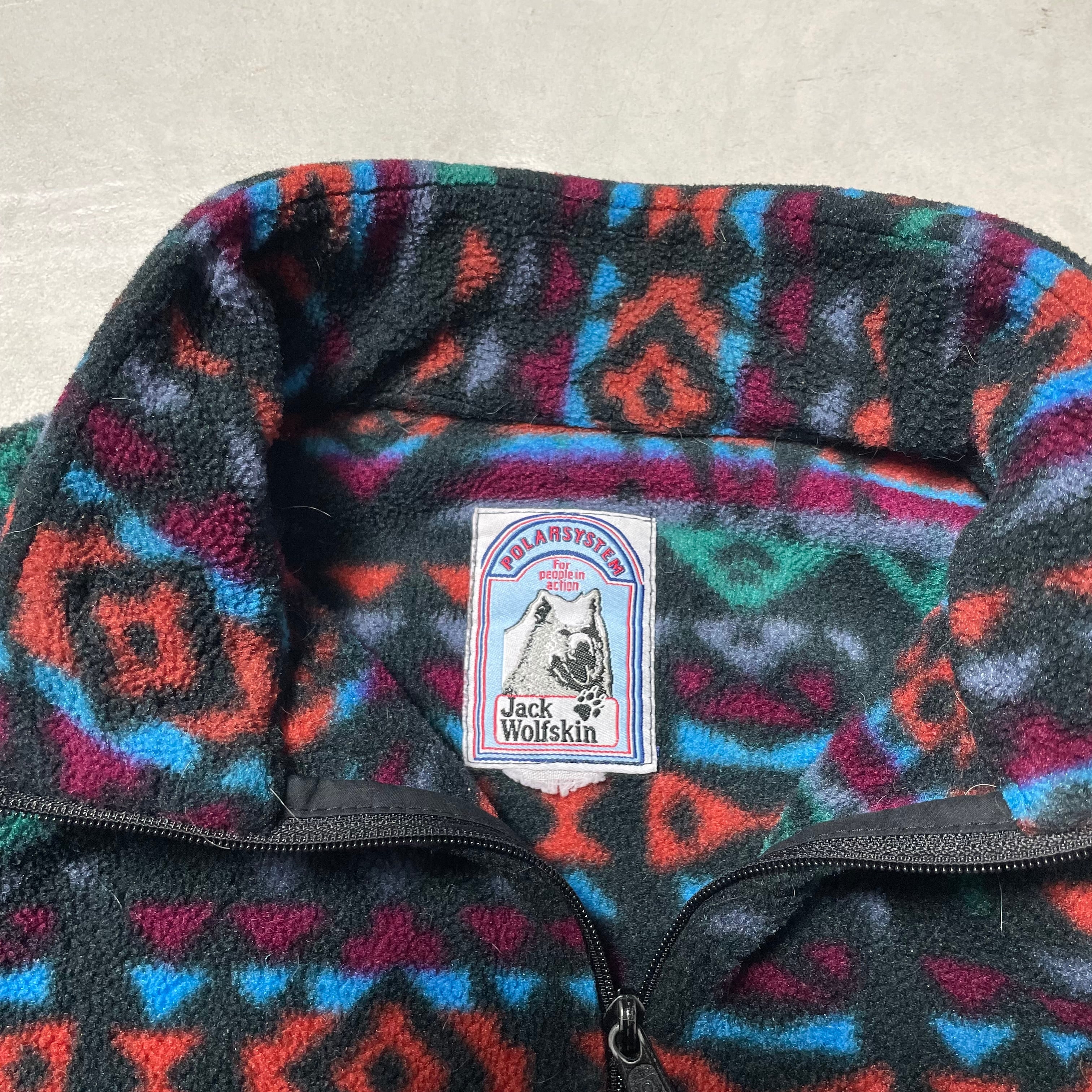 ポーラテック フリースジャケット メンズL相当 古着 【フリース