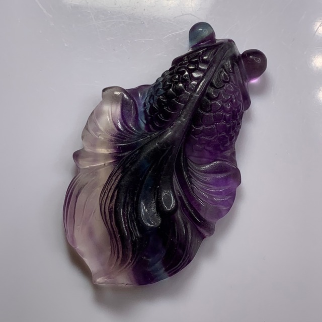 1.穴有り✩大型✩美しい金魚さんグラデーションフローライト