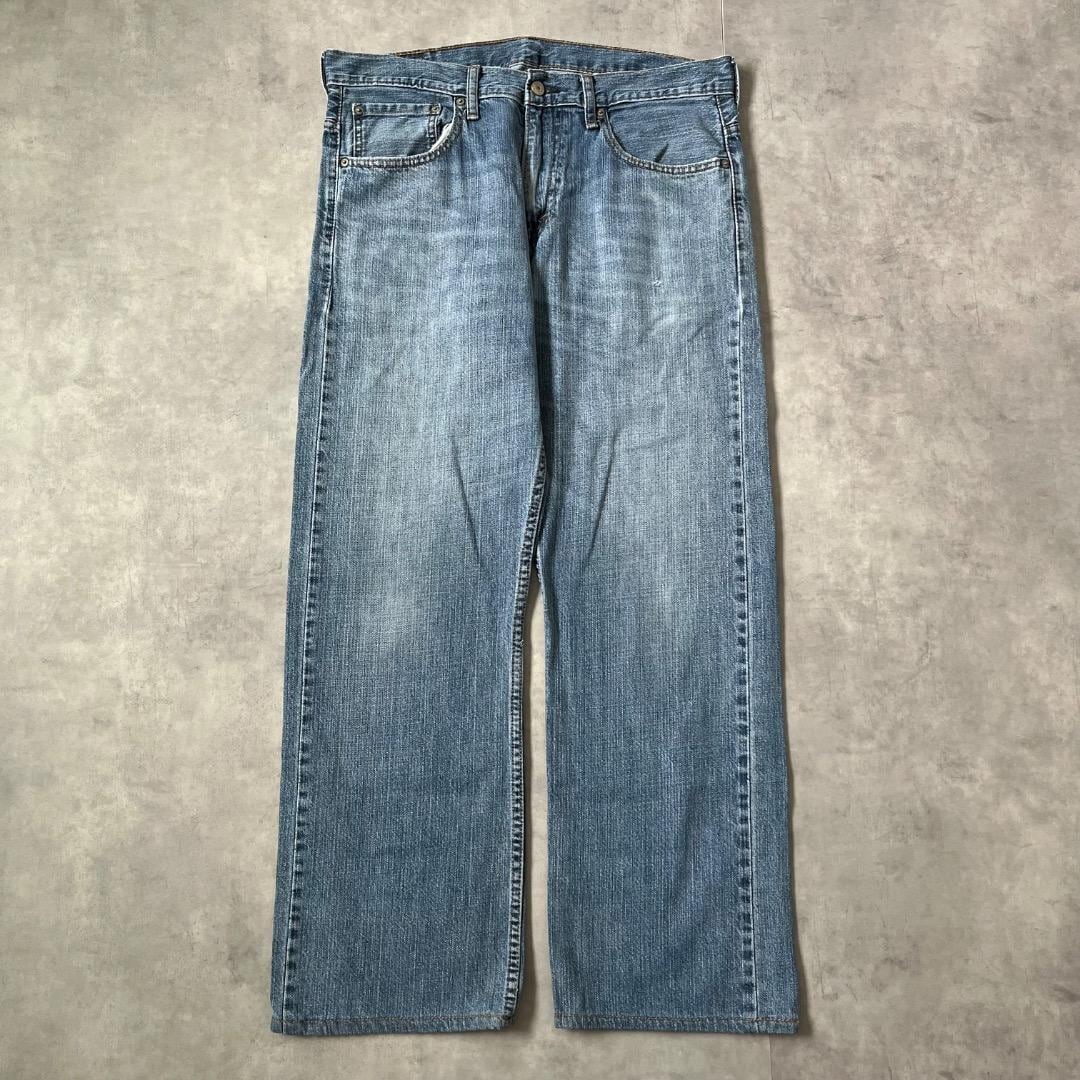 リーバイス569 Levis W32 ブルーデニム 青 ヒゲ 古着 16781