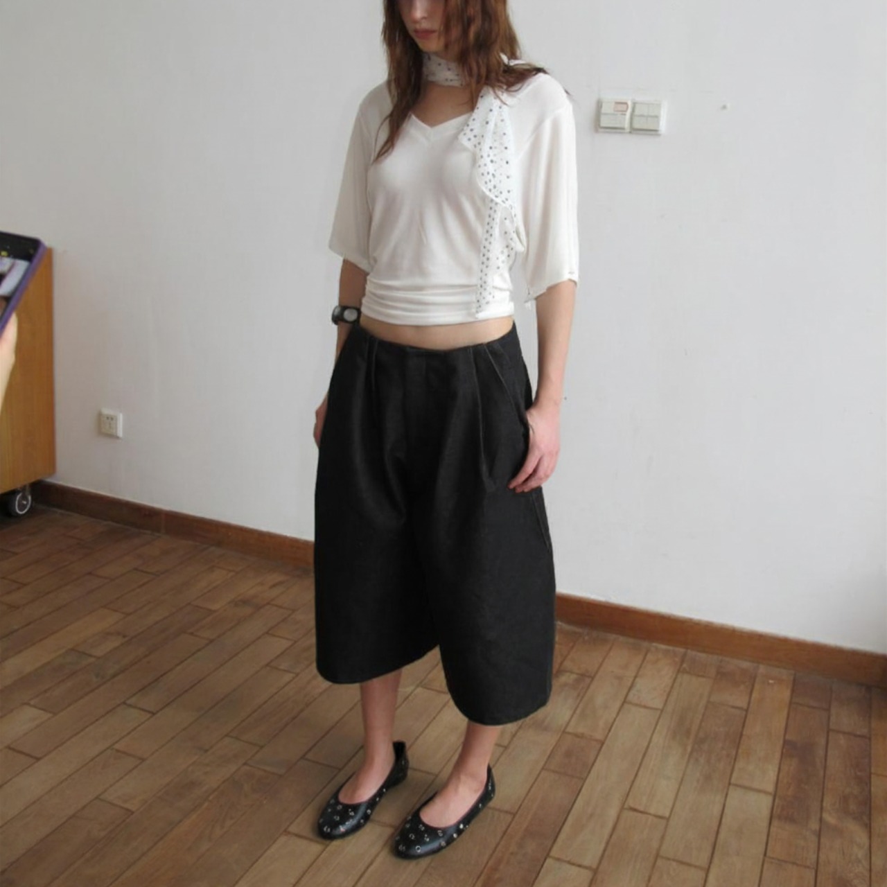 Souvenir Volume Half Pants F0658