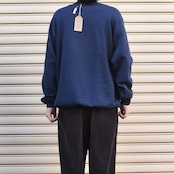 seal print sweat navy