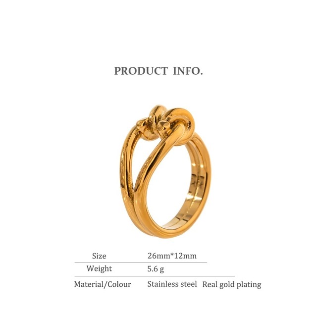 Gold lattice ring HABB