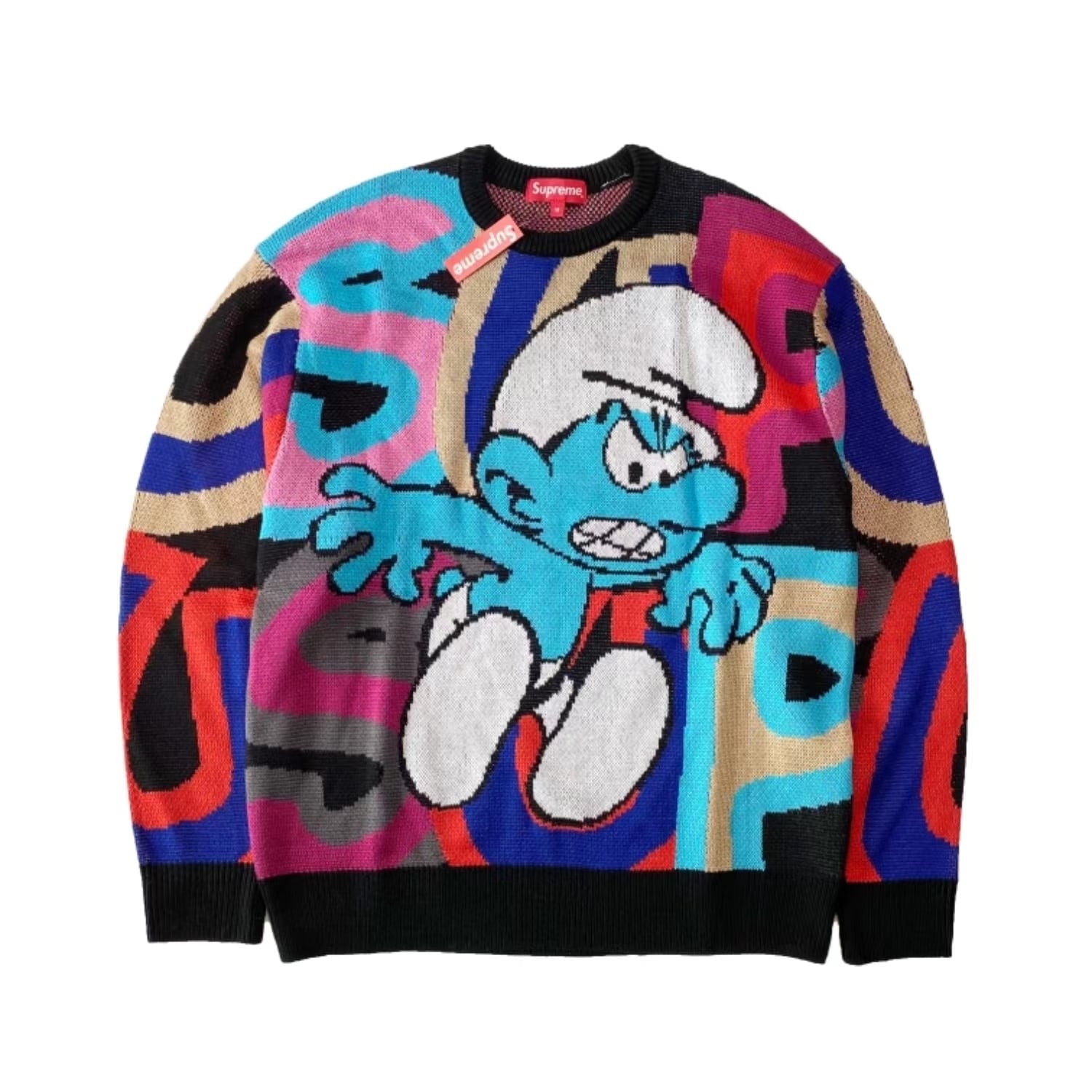 supreme Smurfs Sweater / シュプリーム スマーフ　S