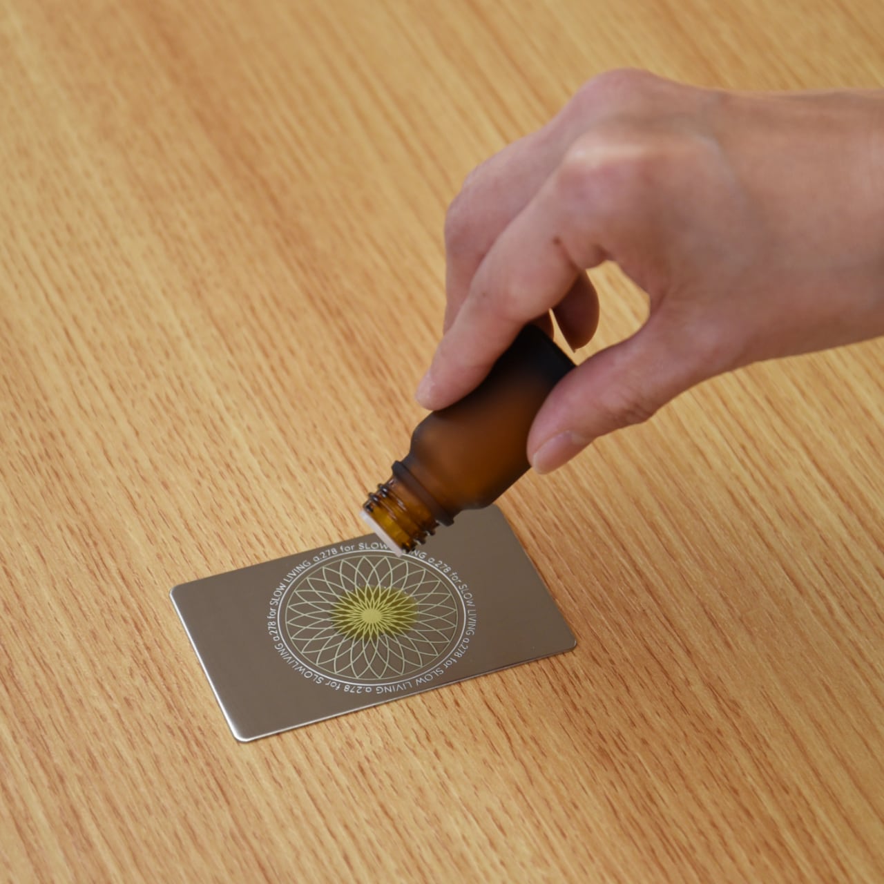 幾何学模様のアロマ皿 カードタイプ Geometric Aroma Dish Card Type A 278 オリジナル A 278 For Slow Living