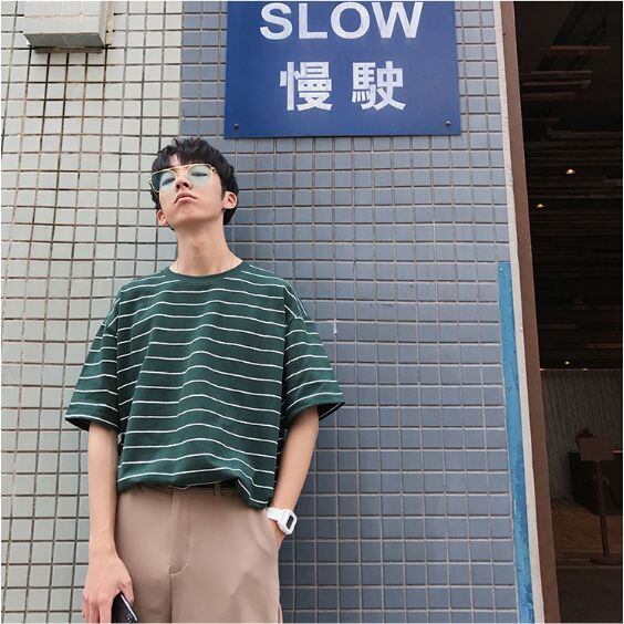 全4色 ボーダー バイカラー メンズ Tシャツ カットソー 