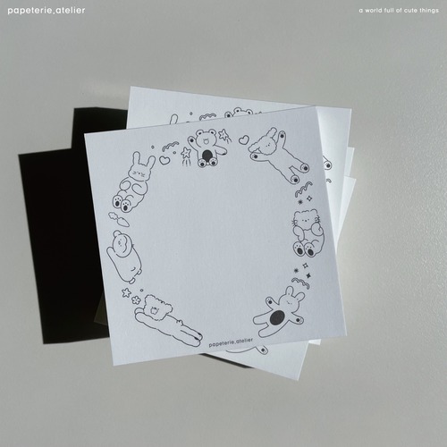 papeterie.atelier 〔メモ PAPE world blank〕