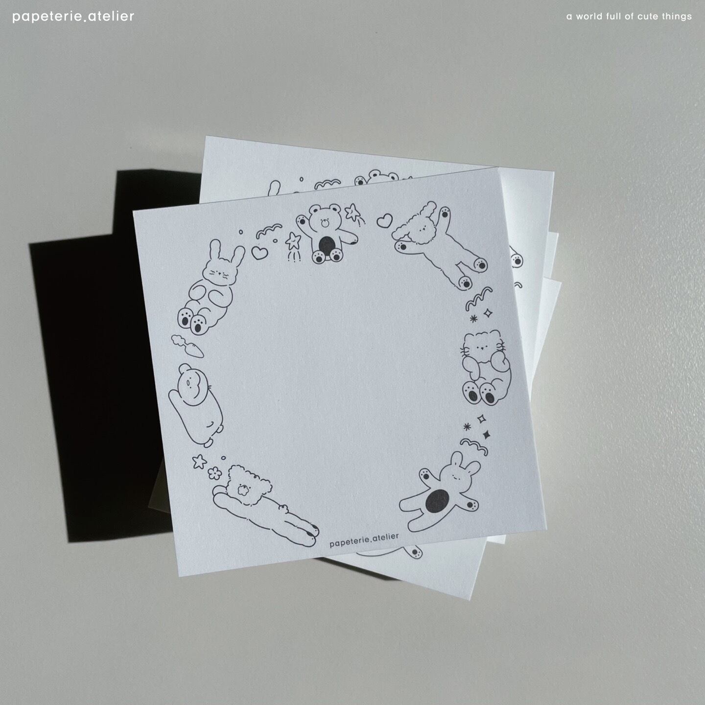 papeterie.atelier 〔メモ PAPE world blank〕