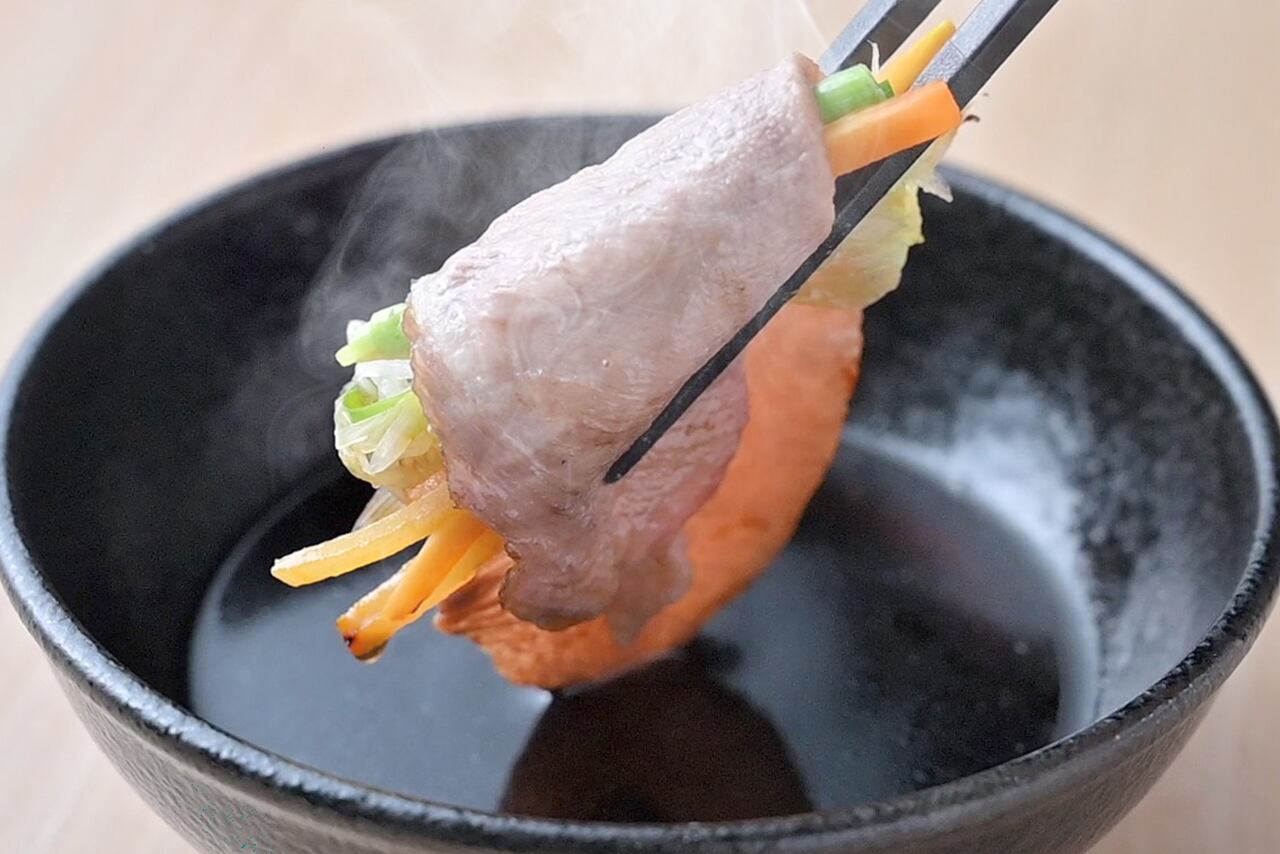 牛タンとサーロインの焼きしゃぶセット | 焼肉 しょうざえもん