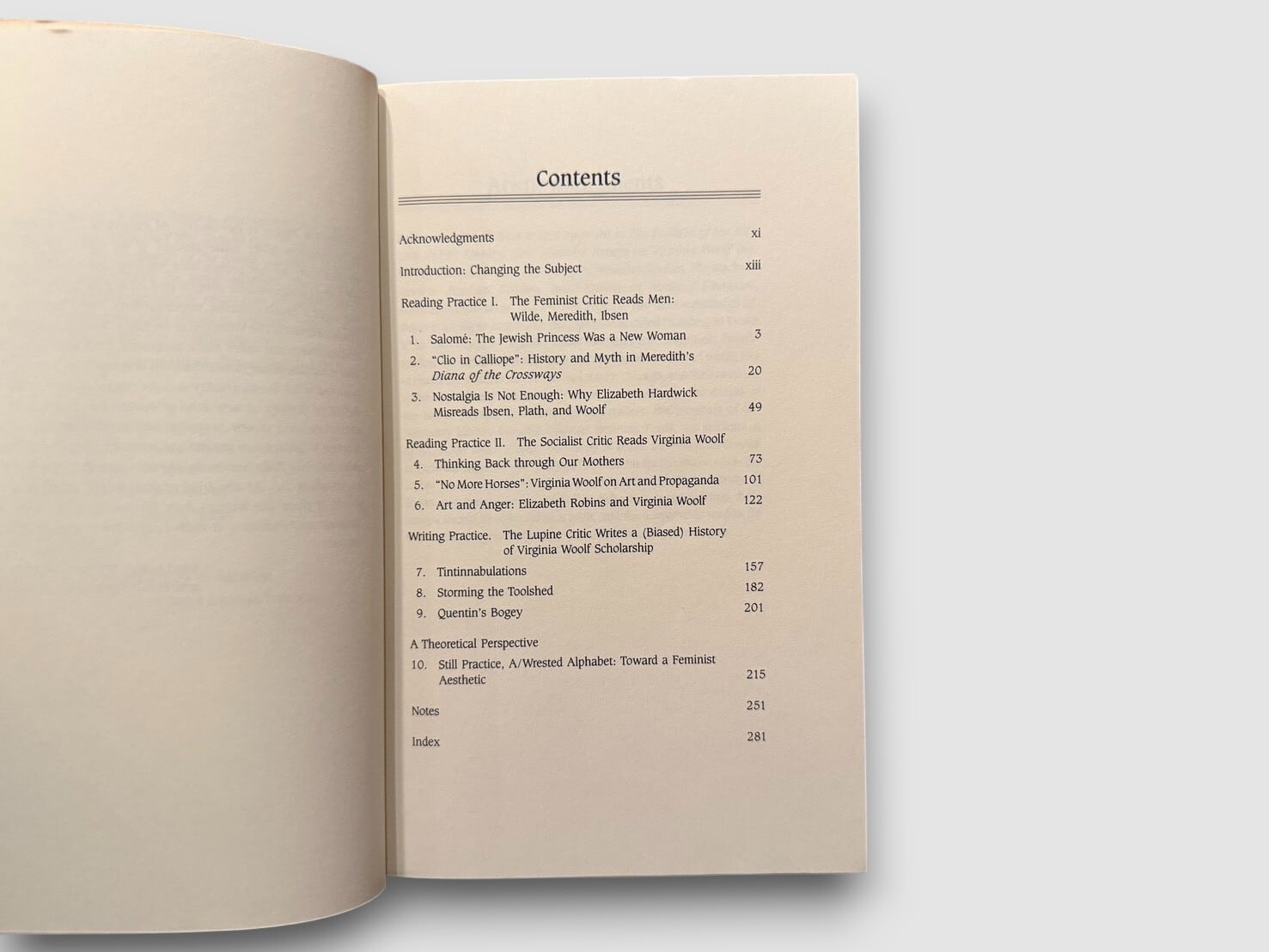 SL1099】【FIREST EDITION】Art & Anger: Reading Like a Woman(1988
