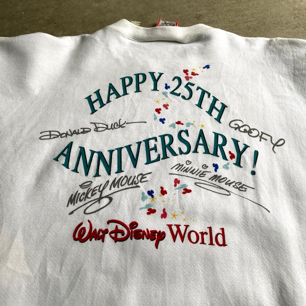 ビッグサイズ 90年代 USA製 Walt Disney World 25周年 ディズニー ...