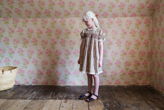 《即納》outlet Little Cotton Clothes / Elizabeth Dress - Yarrow Floral