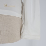 社交ダンス 衣装 トップス ブラウス ホワイト系 チャコットロイヤルダンス Chacott ROYAL DANCE 白 無地 シンプル 練習 レッスン 伸縮 ストレッチ 長袖 明るい 爽やか イベント ステージ パーティー 上品 かわいい