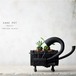 care pot(music) blue black
