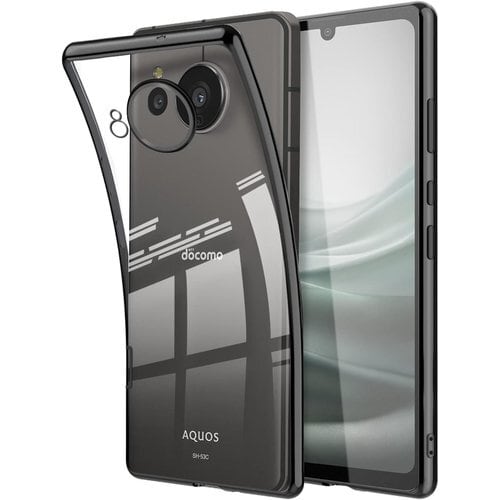 新品》 AQUOS sense7 ケース クリア 透明 SH-53C SHG10 カバー  