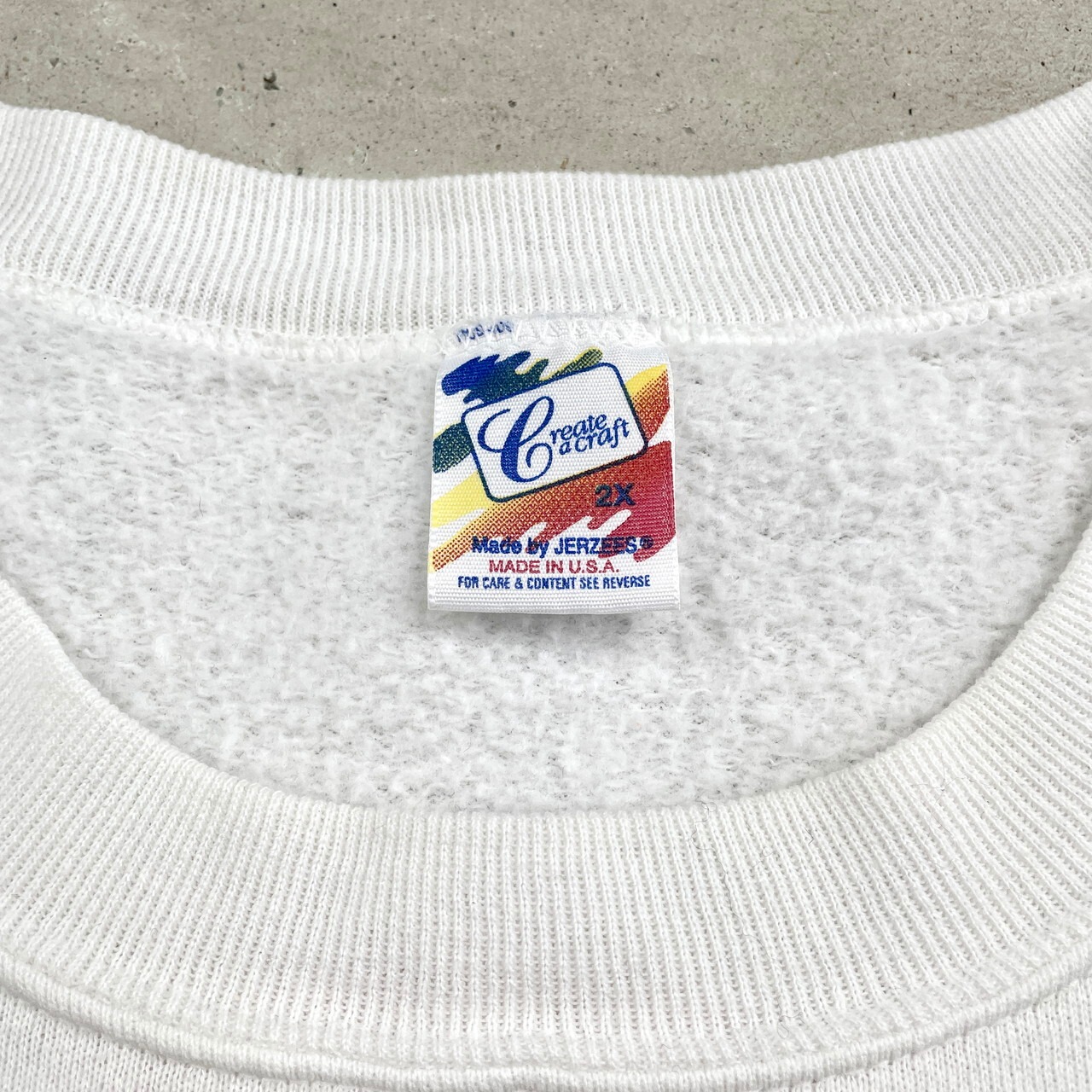 90年代 USA製 熱帯魚 アニマルワッペン スウェットシャツ メンズ2XL 