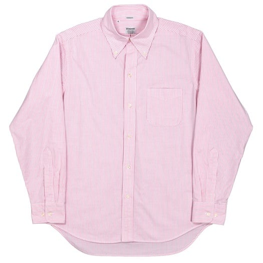 WORKERS(ワーカーズ)~Modified 6 Button BD, Supima OX, Stripe, Pink~
