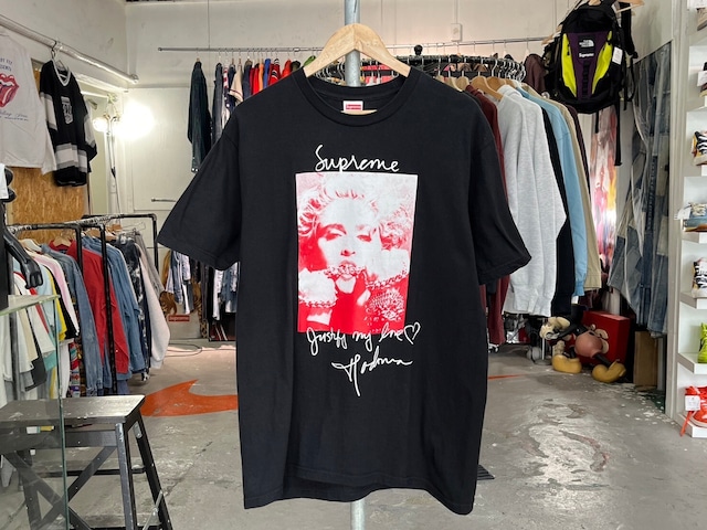 Supreme MADONNA TEE BLACK MEDIUM 77334