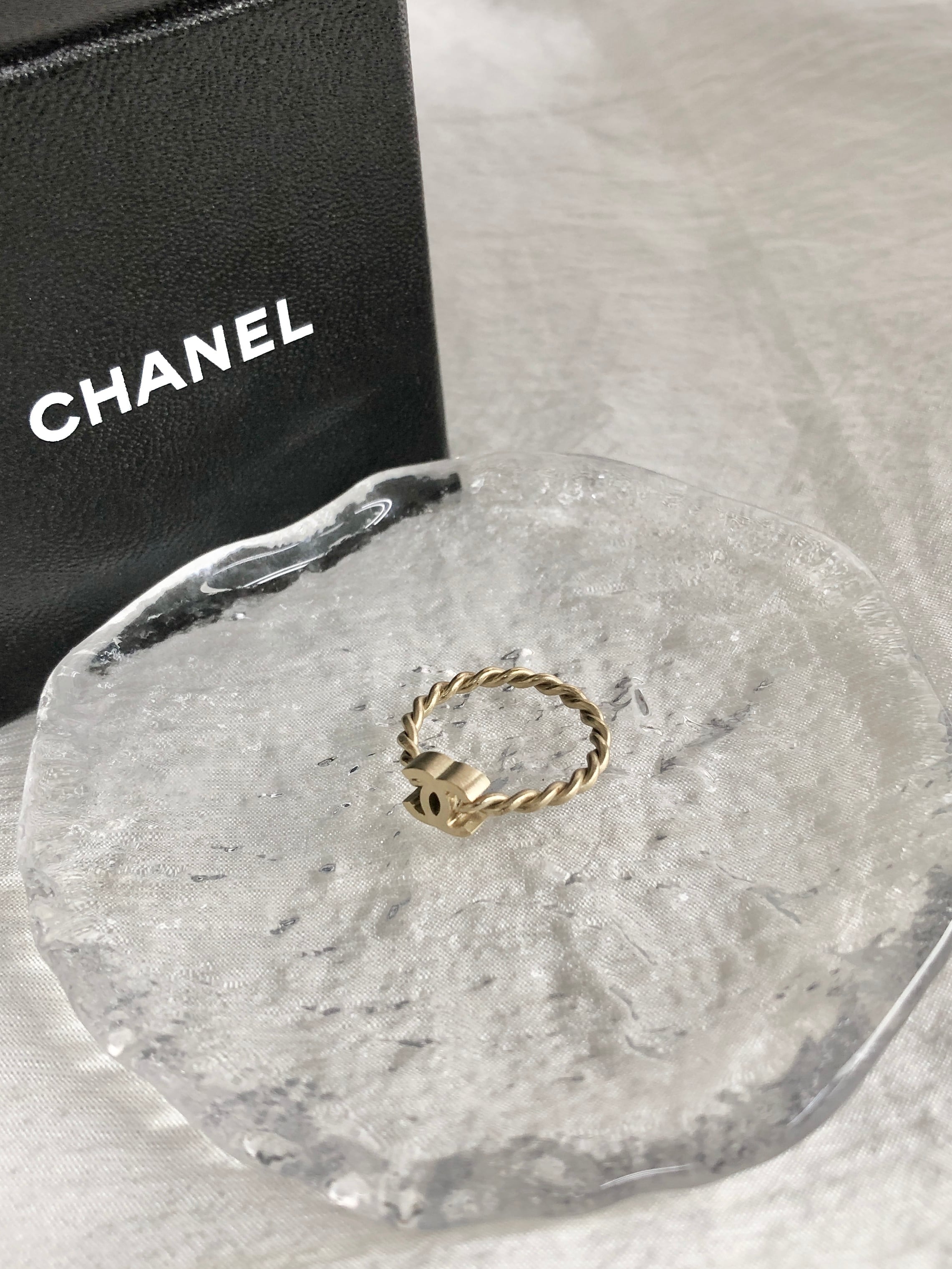 CHANEL シャネル 指輪 ゴールド ココマーク ツイスト vintage