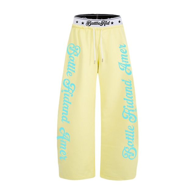 double-waist logo pants　ダブルウエストロゴパンツ　J2095