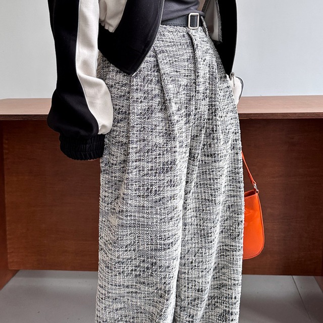 ツイードカジュアルパンツ　21379