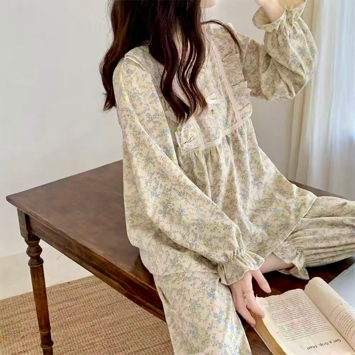 ヴィンテージフラワーパジャマ