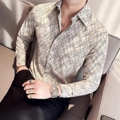 slim fit plaid shirt 00087