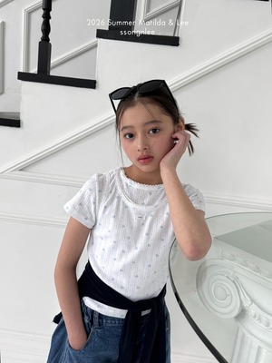 [Matilda&Lee] Eyelet Lace Sleeveless (15/17/19) / [마틸다앤리] 아일렛레이스나시 (15/17/19)