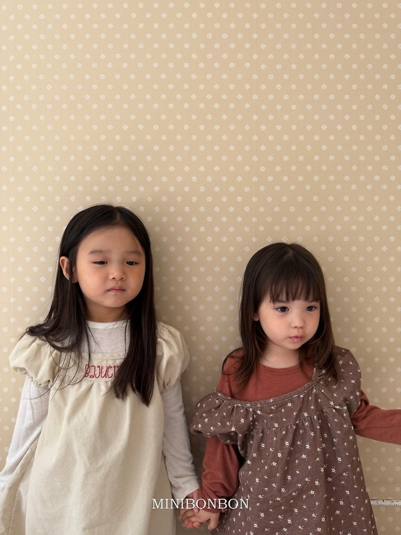 韓国子供服 / 26Autumn / 〖取寄〗minibonbon / バゲットワンピース / キッズ服 / ジュニア服 *XS~JS*