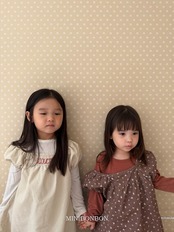 韓国子供服 / 26Autumn / 〖取寄〗minibonbon / バゲットワンピース / キッズ服 / ジュニア服 *XS~JS*