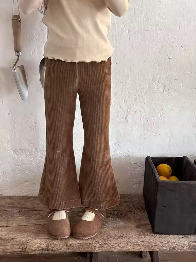 3color コーデュロイフレアパンツ