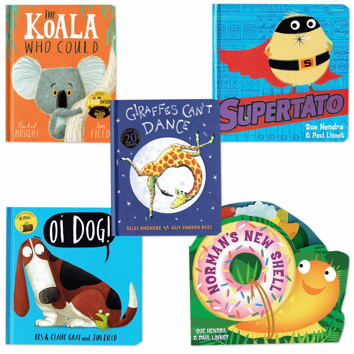 「きりんはダンスを踊れない」など、面白ボードブック5冊セット