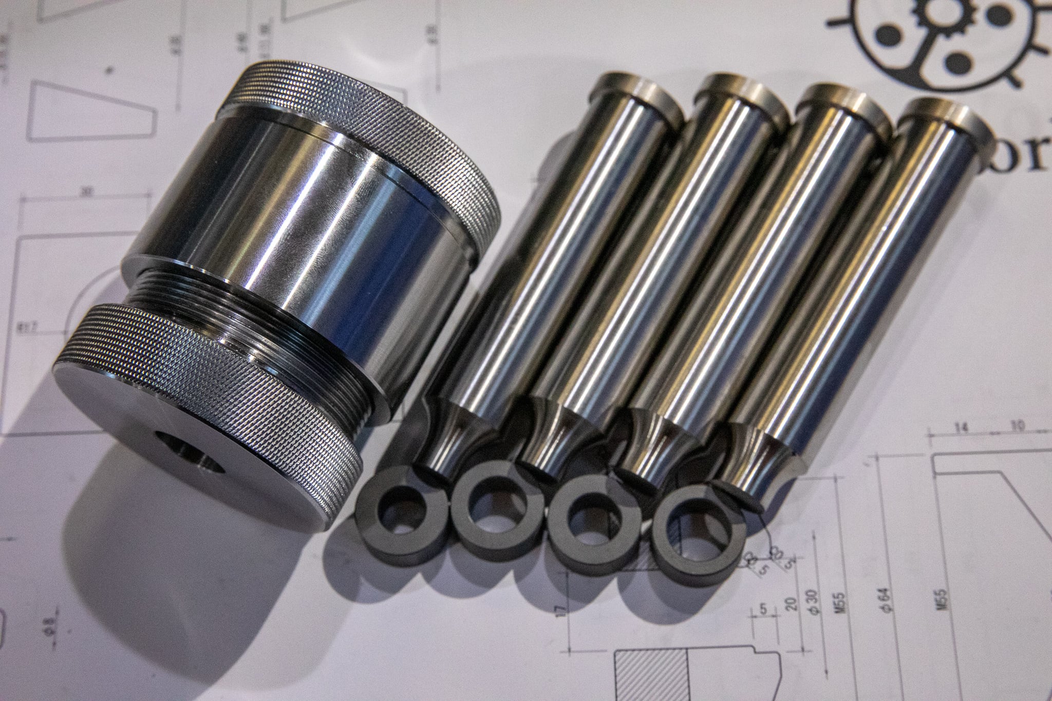 コインリング作成キット コインリング作成 パンチ&ダイセット テーパーメス付き パンチアンド