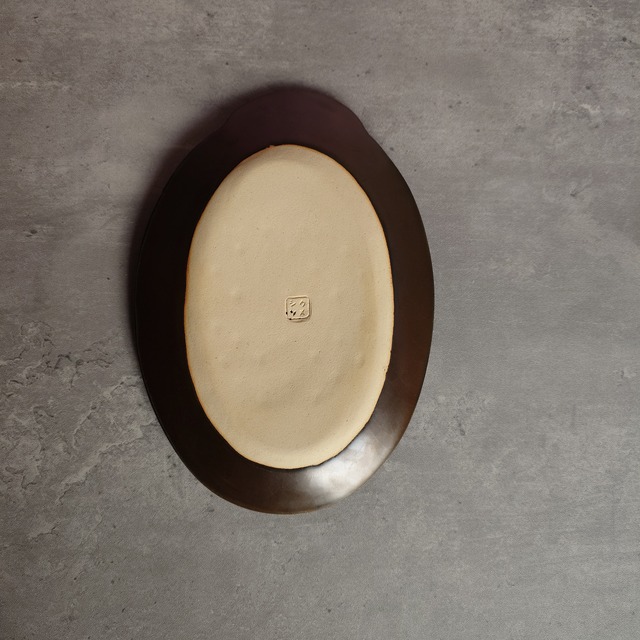 UMESHISO工房 アオバズクリム皿