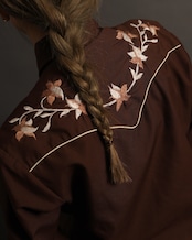 1970's Montgomery Ward / Embroidery Cowboy Shirt