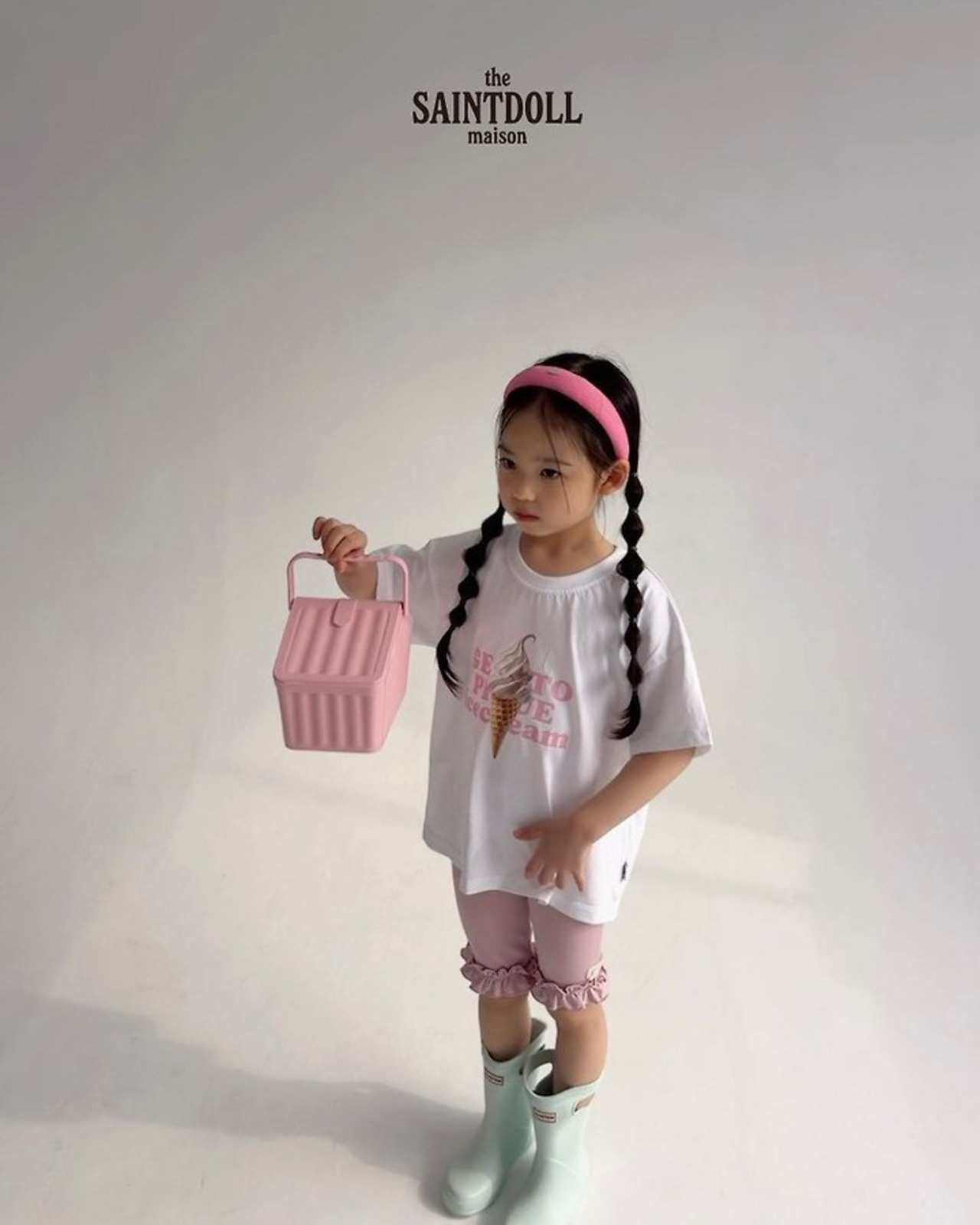 [SAINTDOLL] Praline 5-length Pants / [세인트돌] 프랄린5부팬츠