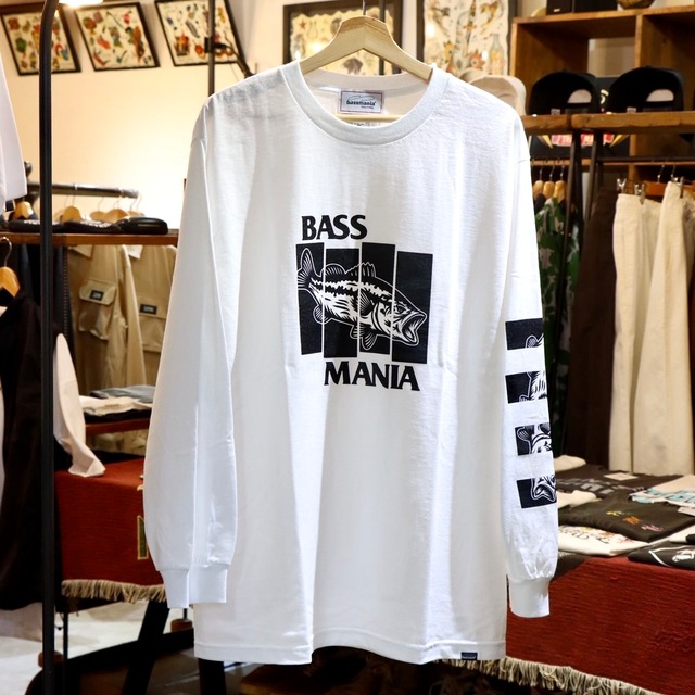 FLAG BASS L/S Tee［WHITE］