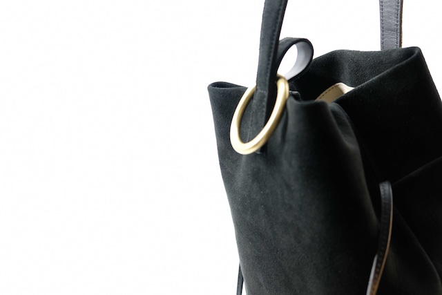 MARROW/MA-AC6310 VELOUR ROUND HANDLE BLACK
