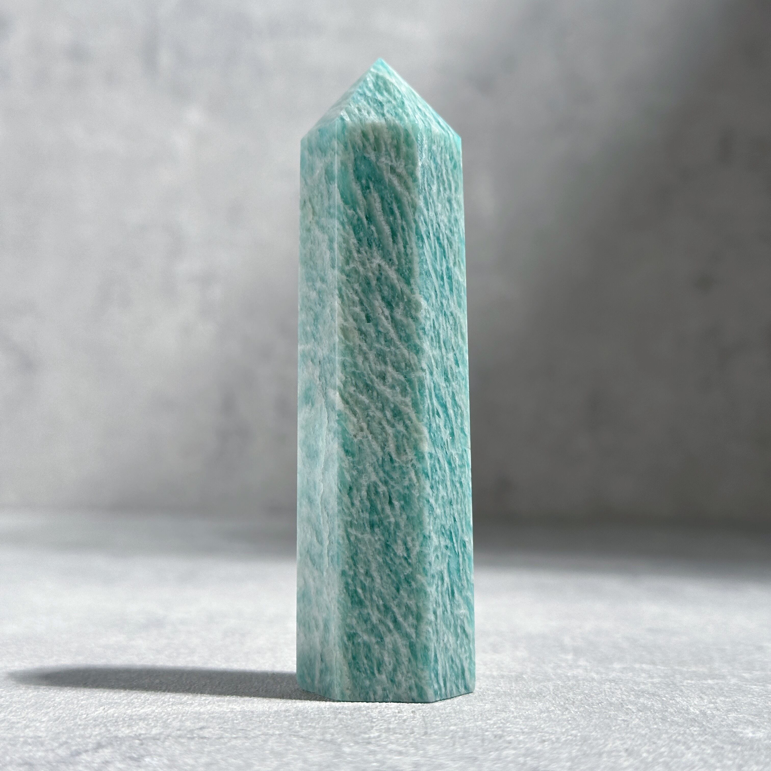 アマゾナイト タワー型12◇Amazonite◇天然石・鉱物・パワーストーン