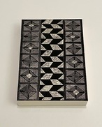 田中彰 TANAKA Sho ［Coffee tapestry-3］2025 woodcut thumbnail 3