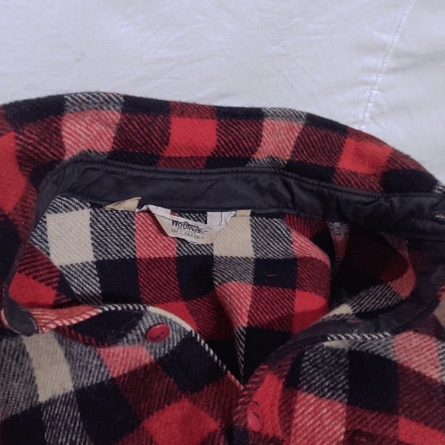 1970s Woolrich Wool Shirt CPO / 70年代 白タグ ウールリッチ 三色
