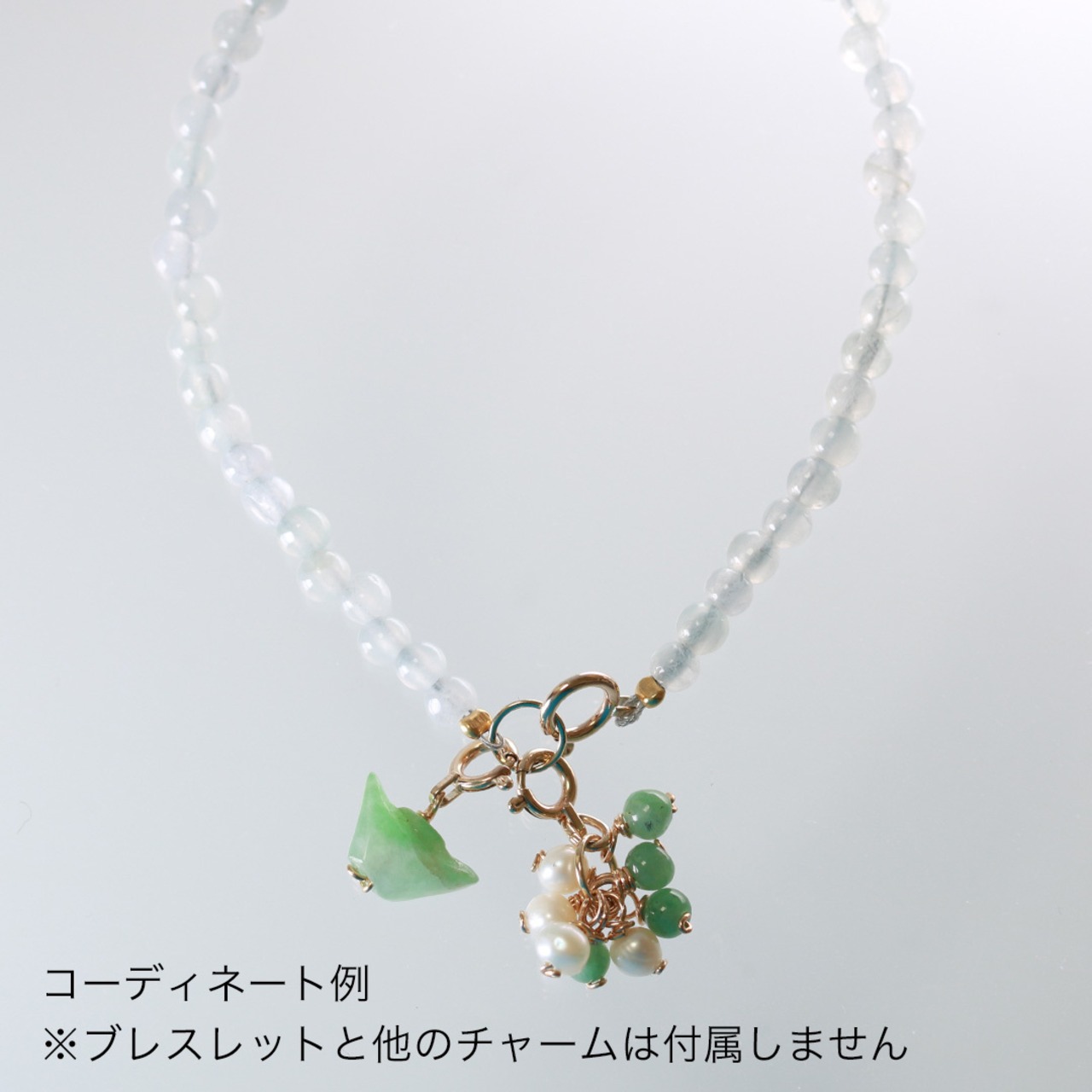 今季一押し！ 万能翡翠銀子チャーム！ K10 yinzi G 翡翠銀子 チャーム ペンダントトップ A貨翡翠 jd_pt1207