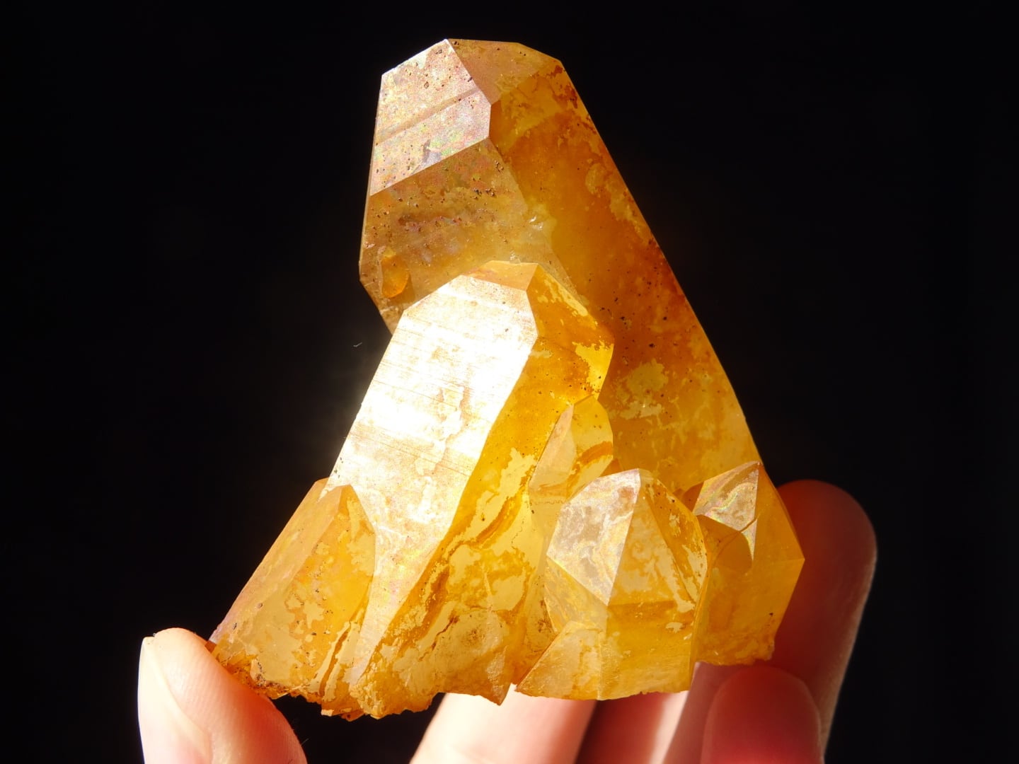 ソラリス・クォーツ」 天然レインボーオーラ＆ゴールデンヒーラー