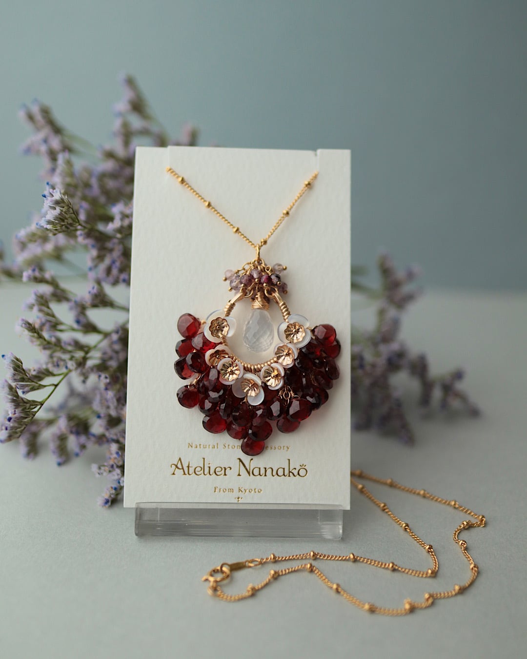 【最終値下げ】atelier Nanako　アトリエナナコ　天然石　ピアス Atelier Nanako