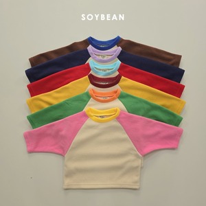 «予約»«ジュニアサイズあり»«soybean» ラグランフリース 6colors