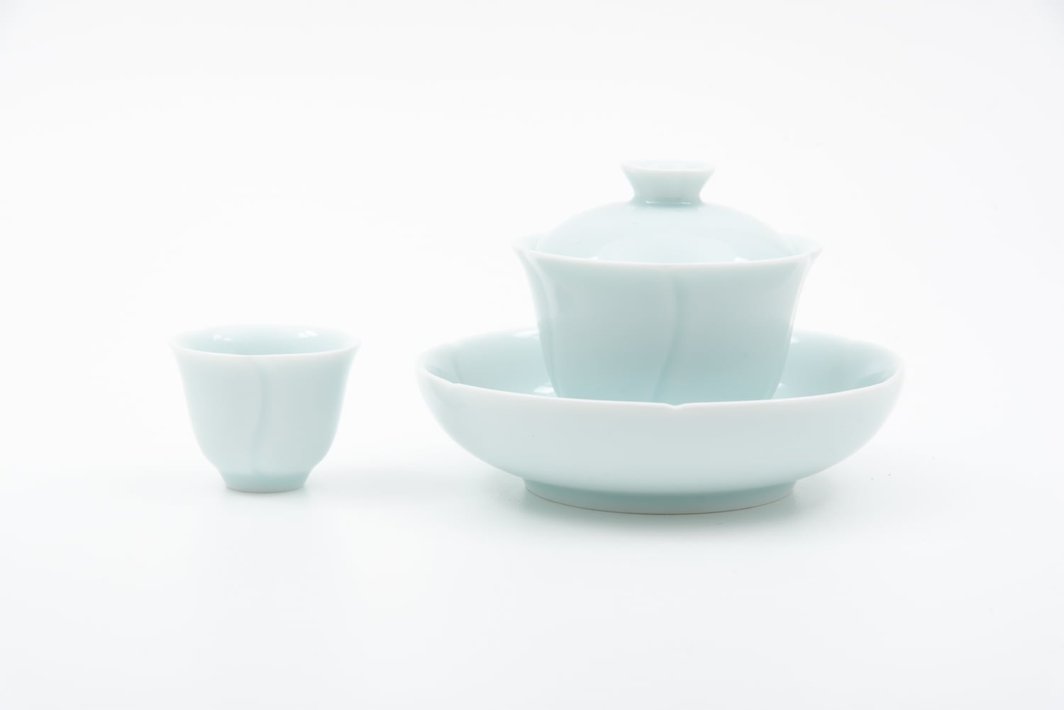 天青梅花 蓋碗 120ml | 茶苑CHA-EN