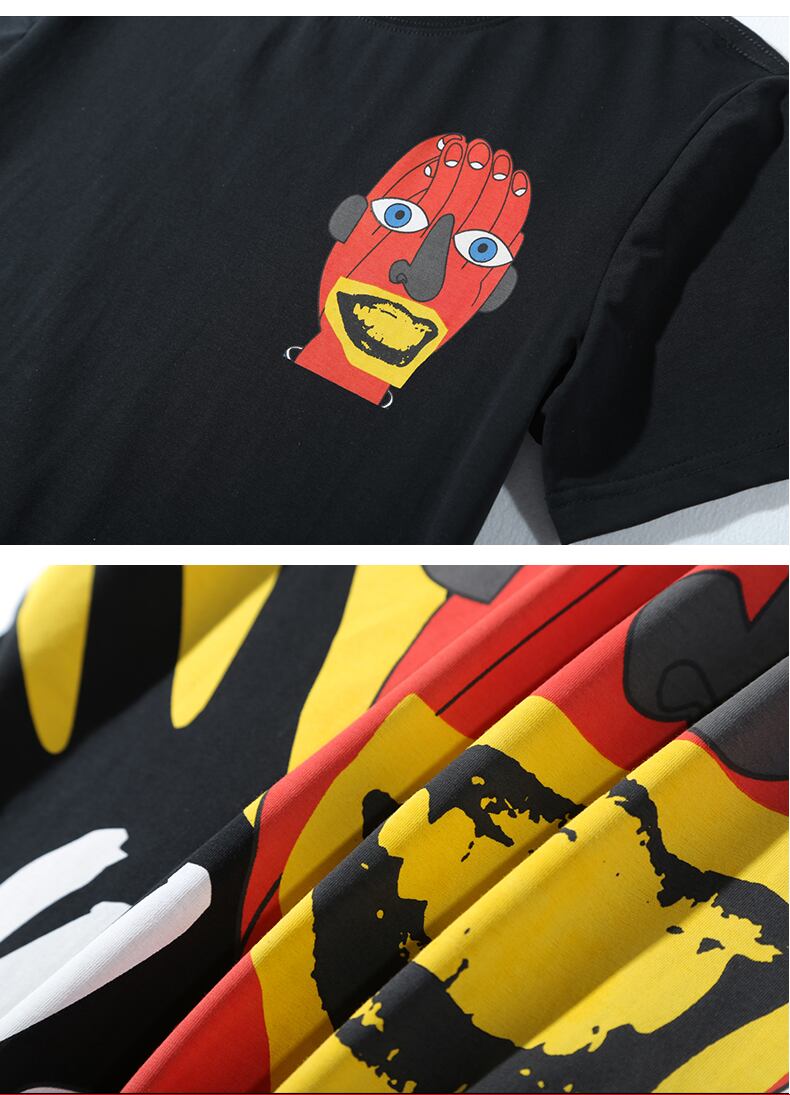 全1色 Tシャツ カットソー プリント カジュアル ストリート 