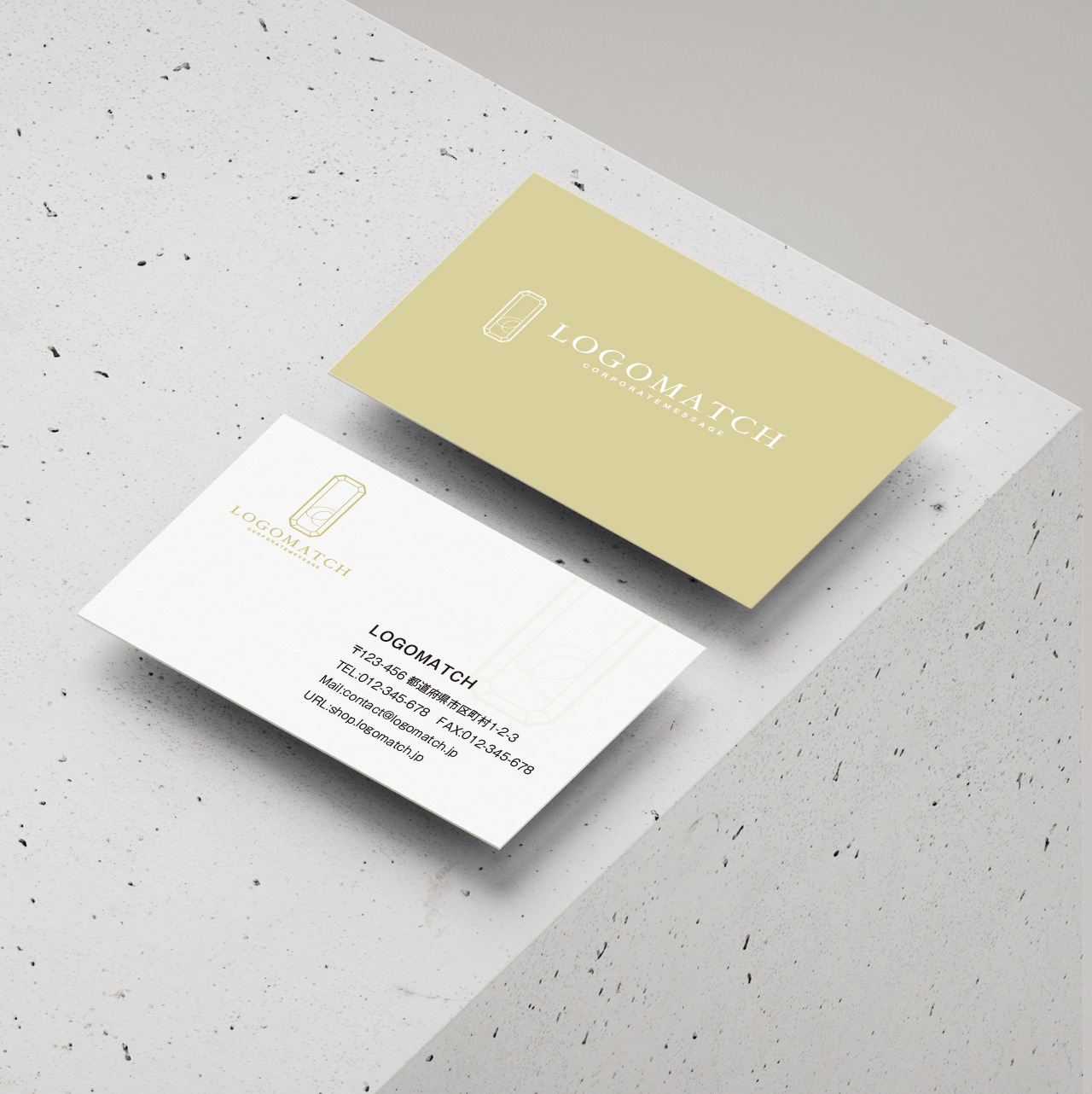 ラグジュアリーな宝石のロゴ