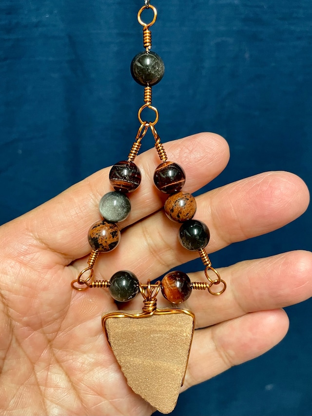 9) セドナ・ボルテックス「トライアングル・アートペンデュラム」ハンドメイド