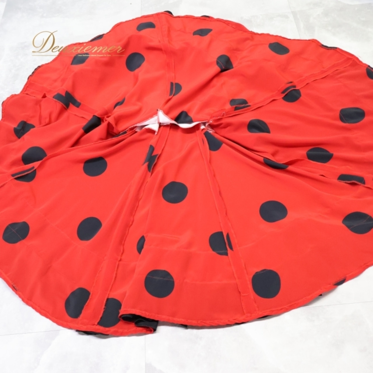 フラメンコ 衣装 ワンピース ドレス ブラック系 レッド系 黒 赤 水玉 ドット フリル ボランテ ダンス パーティ 発表会 フラメンコドレス おしゃれ ワンピースドレス フリルドレス 水玉模様 レディース衣装 コスチューム 大人用