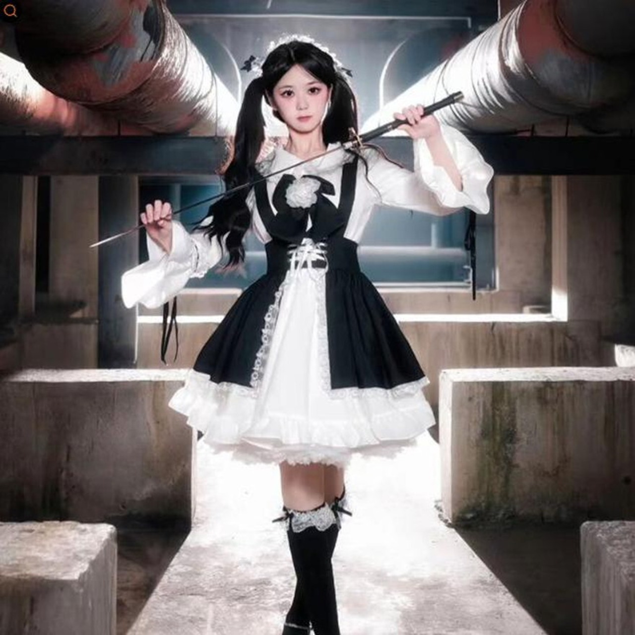 訳ありメイド服 付属 美しかっ